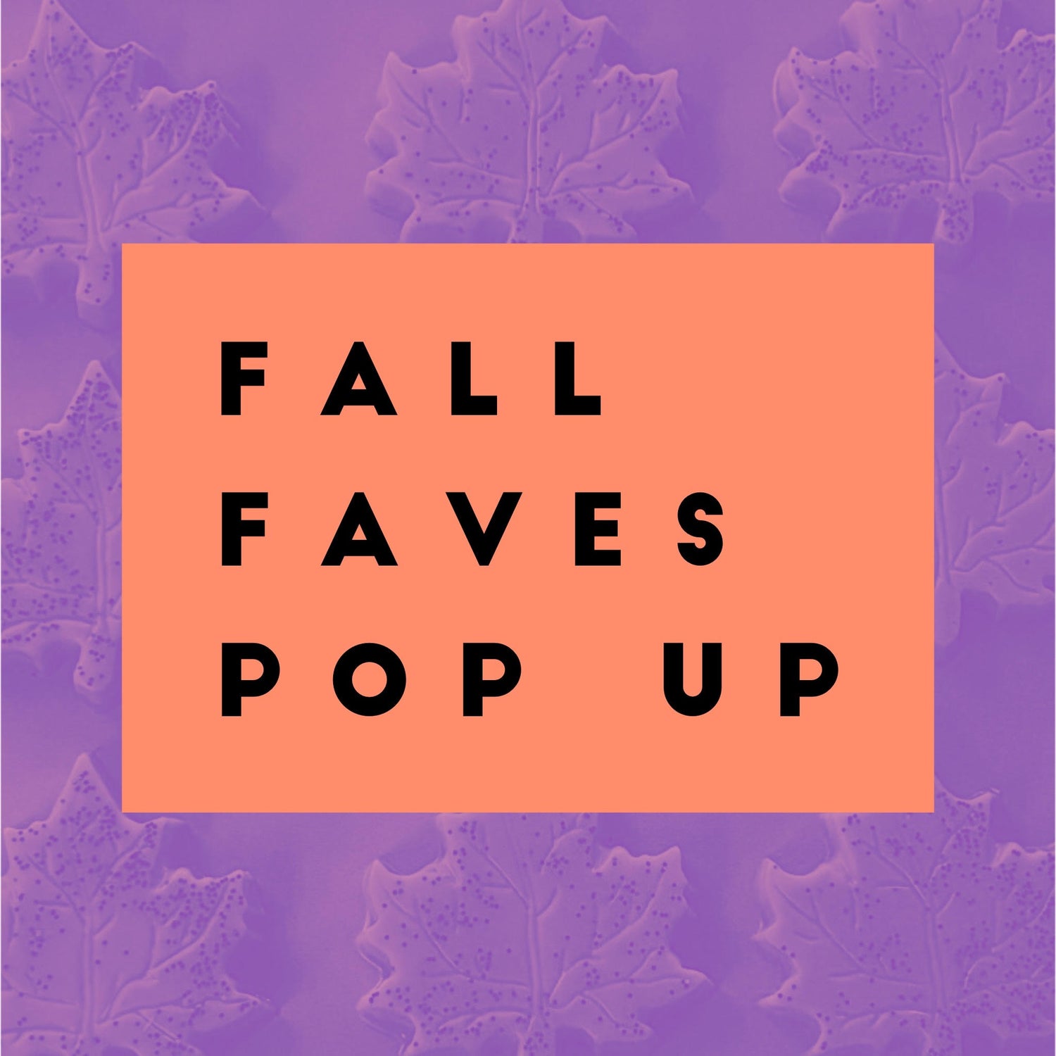 Fall Faves Pop Up