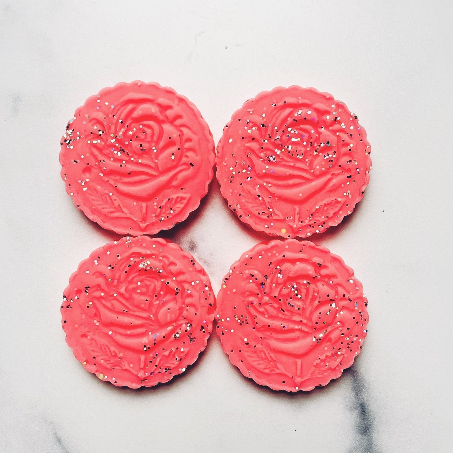 Peach Marshmallow Mermaid Pie (pre-order Flower Coin 4 Pack) – Vintage 